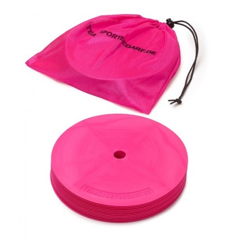 Marking discs ø 21 cm Set of 12 pink