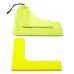 Marking corners 25 x 25 x 6 cm - Set of 4 pices Neon Yellow
