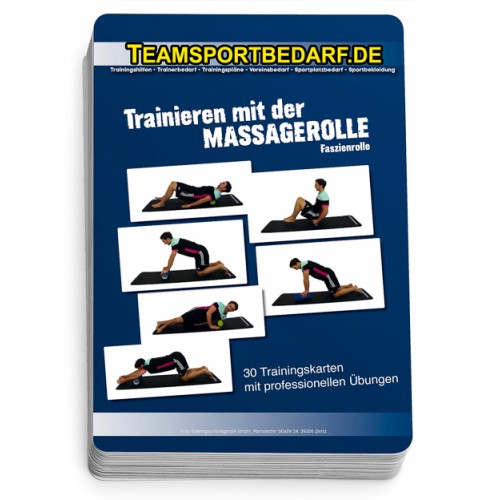 Training Cards - "Massage Roller (Fascia Roller)" (30 Workouts)