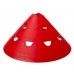     Jumbo Perforated Cones ø 30 cm single Red