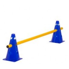 Cone Hurdle Single Hurdle Height 23 cm Blue