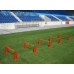 Cone Hurdles Set of 5 Height 38 cm Green