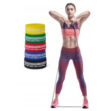 T-PRO resistance band (elastic) 208 cm Red
